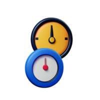 Tachometer 3d Rendern Symbol Illustration png