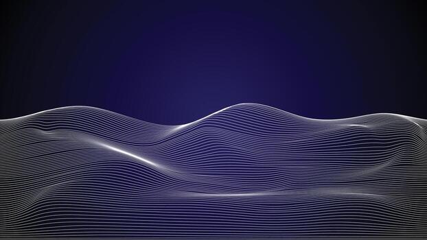 abstract background with waves and lines vector
