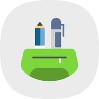 Pencil Case Vector Icon Design