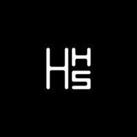 hhs letra logo vector diseño, hhs sencillo y moderno logo. hhs lujoso alfabeto diseño