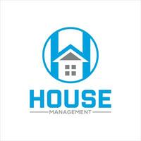 Simple, Modern and Creative House Logo Vector Illustration Template.