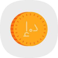 uae dirham vector icono diseño