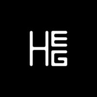 heg letra logo vector diseño, heg sencillo y moderno logo. heg lujoso alfabeto diseño