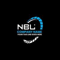 NBL letter logo vector design, NBL simple and modern logo. NBL luxurious alphabet design