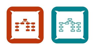 Unique Seo Structure Vector Icon