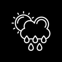 lluvioso día vector icono diseño