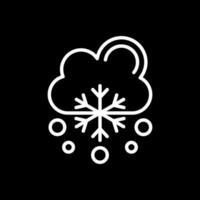 nieve cayendo vector icono diseño