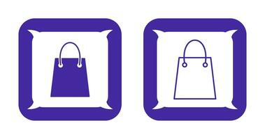 Unique Shopping Bag Vector Icon