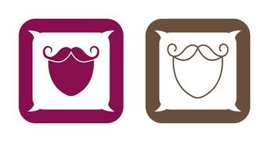 Beard and Moustache Vector Icon