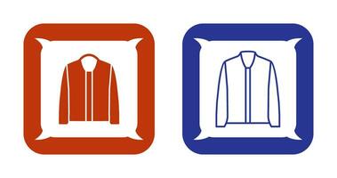 icono de vector de chaqueta