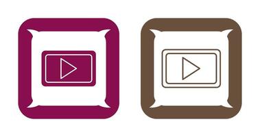 Unique Video Communication Vector Icon