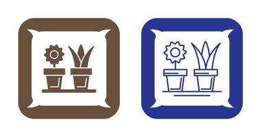 icono de vector de plantas de casa