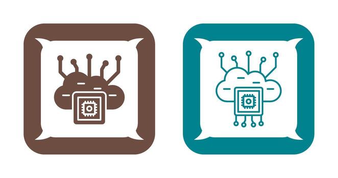 Cloud Computing Vector Icon