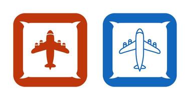 Flying Airplane Vector Icon