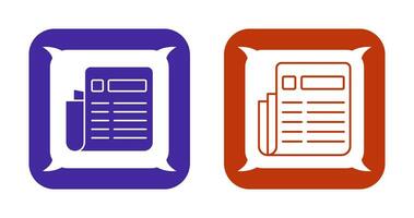 News Paper Vector Icon