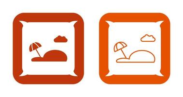 Beach Vector Icon