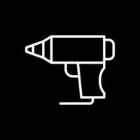 Hot Glue Gun Vector Icon Design