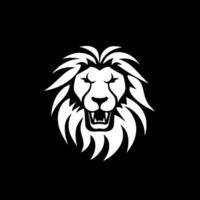 Lion - Minimalist and Flat Logo - Vector illustration