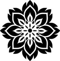 Mandala, Minimalist and Simple Silhouette - Vector illustration