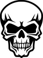 Skull - Minimalist and Flat Logo - Vector illustration