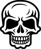 Skull - Minimalist and Flat Logo - Vector illustration