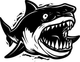 Shark - High Quality Vector Logo - Vector illustration ideal for T-shirt graphic