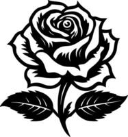 Rose - High Quality Vector Logo - Vector illustration ideal for T-shirt graphic