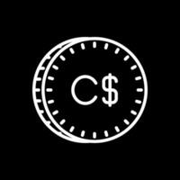 Canadian Dollar Vector Icon Design