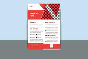 Corporate Business Flayer Template. vector