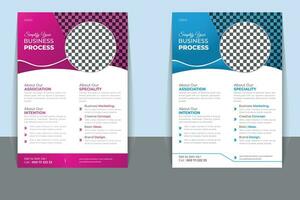 Corporate Business Flayer Template. vector