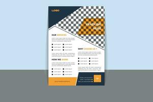 Corporate Business Flayer Template. vector