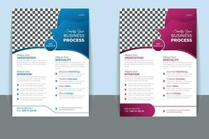 Corporate Business Flayer Template. vector