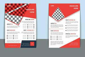 Corporate Business Flayer Template. vector