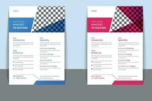 Corporate Business Flayer Template. vector