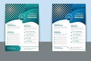 Corporate Business Flayer Template. vector
