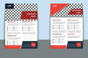 Corporate Business Flayer Template. vector