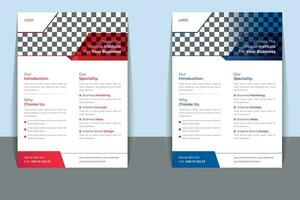 Corporate Business Flayer Template. vector