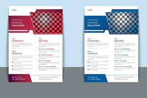 Corporate Business Flayer Template. vector