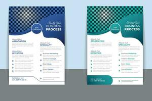 Corporate Business Flayer Template. vector