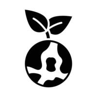 Ecology Vector Glyph Icon For Personal And Commercial Use.