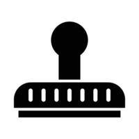 Rubber Stamp Vector Glyph Icon For Personal And Commercial Use.