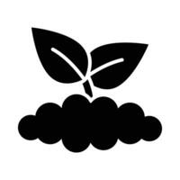 Sprout Vector Glyph Icon For Personal And Commercial Use.