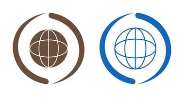 Unique Globe Vector Icon