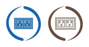 icono de vector de enchufe