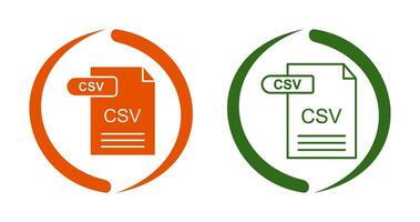 CSV Vector Icon