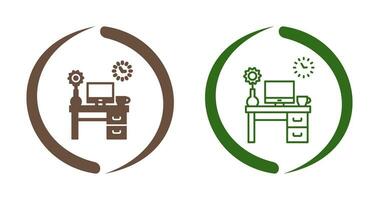 Work Table Vector Icon