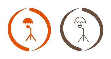 Unique Umbrella Stand Vector Icon