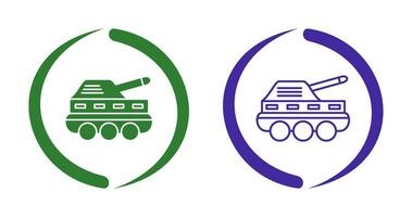 icono de vector de tanque de infantería