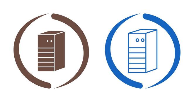 Server Network Vector Icon