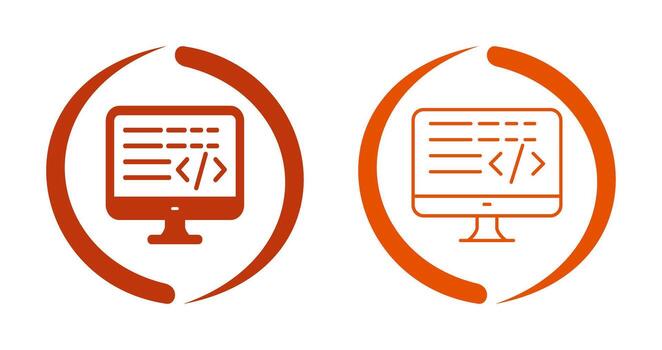 Coding Vector Icon